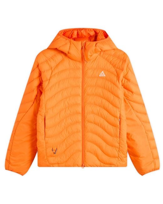 Nike Orange Acg Lava Flow Jacket for men