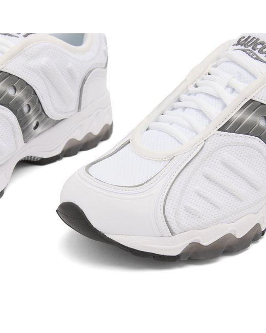 Saucony White Matrix Sneakers for men