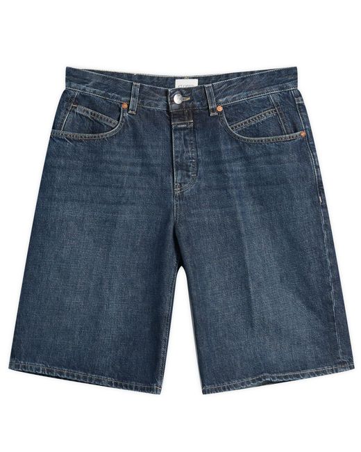 Closed Blue Rigid Denim Shorts