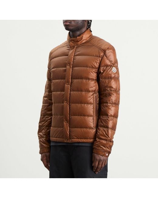 Moncler Brown Selves Nylon Jacket for men