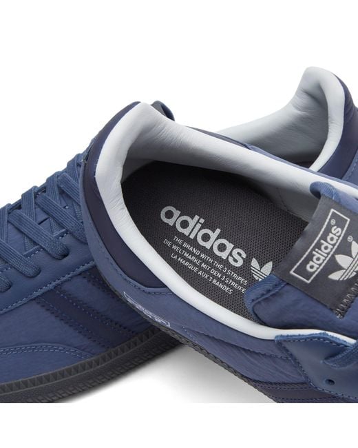 Adidas Blue Samba Og Sneakers