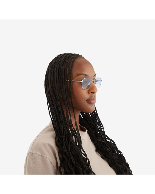 Monokel White Dion Sunglasses