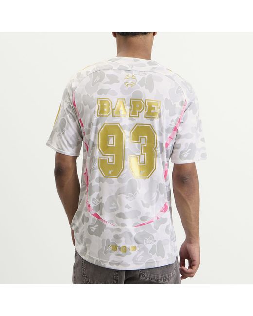 Adidas Blue X Bape Teamgeist T-Shirt for men