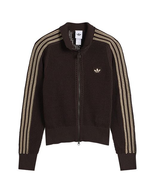 Adidas Black Crochet Track Top
