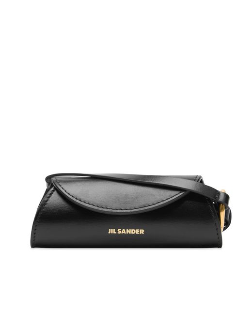 Jil Sander Black Cannolo Lipstick Case