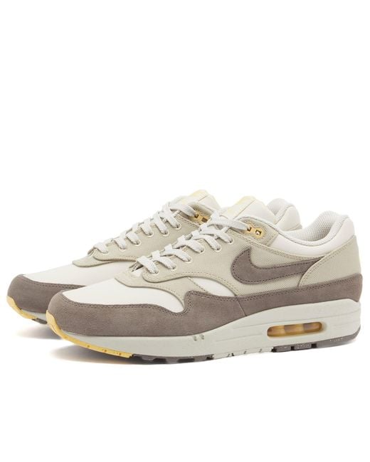 Nike White Air Max 1 Prem Sneaker for men