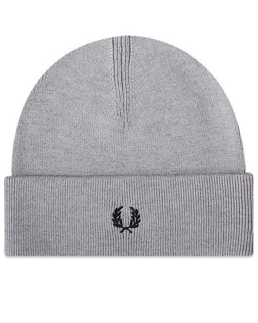 Fred Perry Merino Wool Beanie in Gray for Men | Lyst