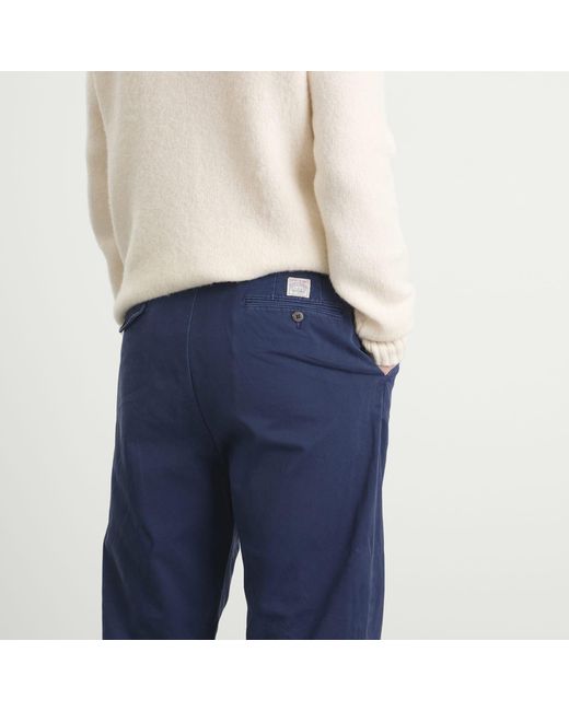 Polo Ralph Lauren Blue Whitman Pleated Trousers for men