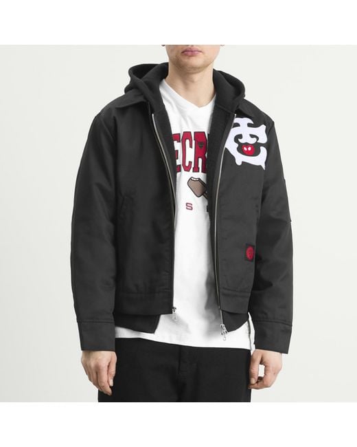 ICECREAM Black Og Work Jacket for men