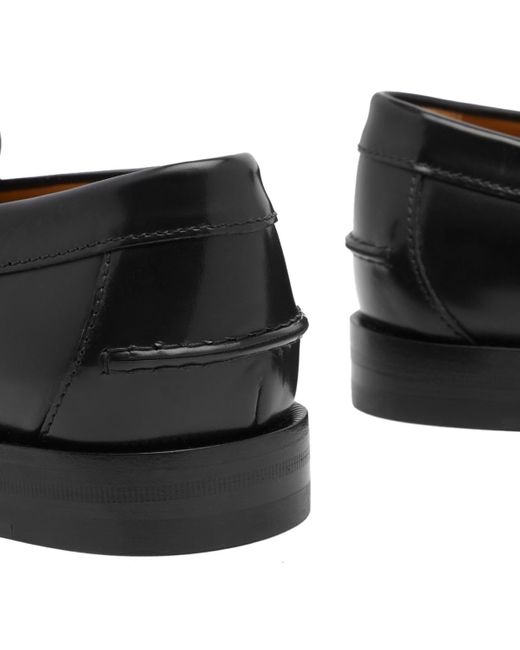 Gucci Black Kaveh Gg Embossed Bit Loafer for men