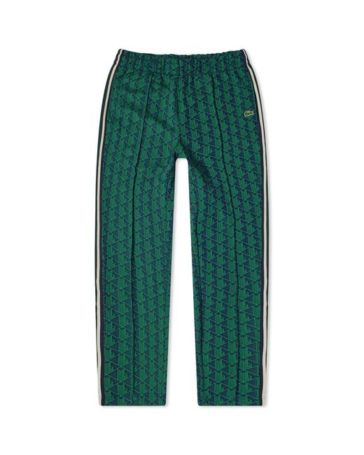 Lacoste Green Monogram Track Pants for men