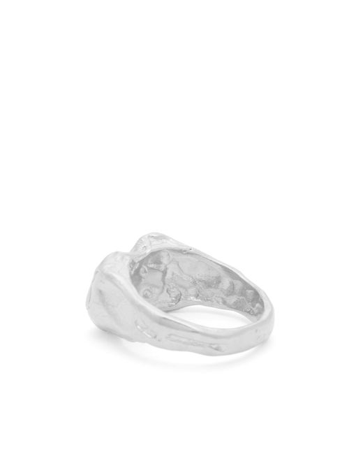 SIMUERO White Buzo Ring for men