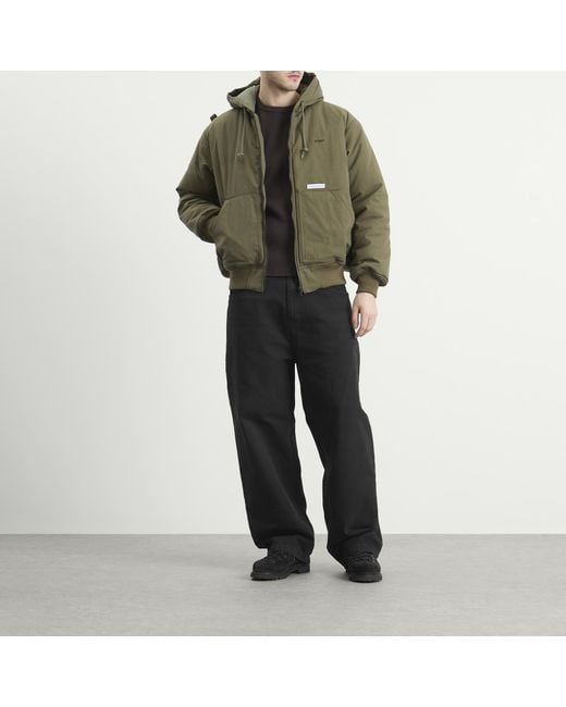 WTAPS Puff Doom Hooded Jacket in Green for Men | Lyst