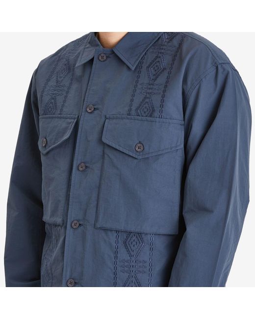 Pendleton Blue Parachute Overshirt for men