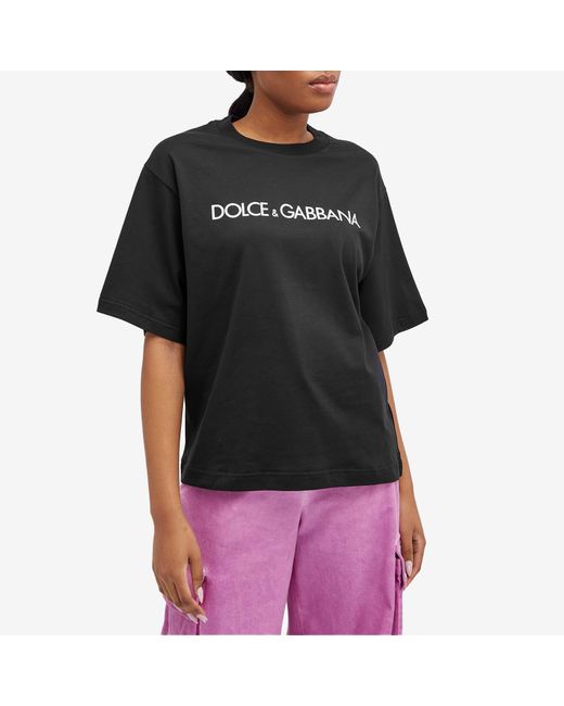 Dolce & Gabbana Black Logo T-Shirt