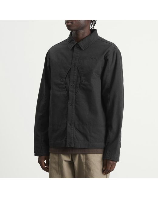 Vans Black Otw Twill Shirt for men