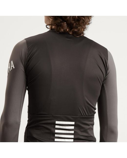 Rapha Gray Pro Team Long Sleeve Lightweight Jersey for men