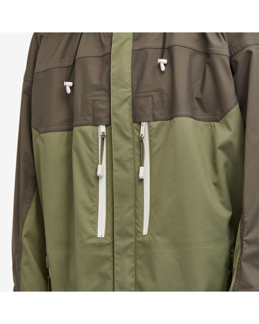 Givenchy Green Two Tone Shell Jacket for men