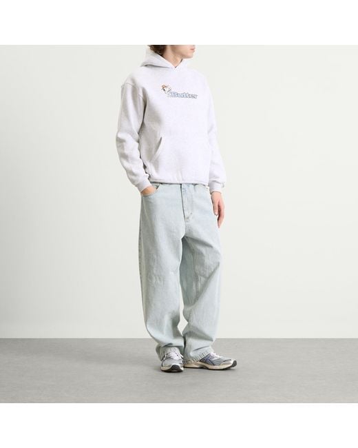 Butter Goods White X Peanuts Spike Logo Hoodie for men