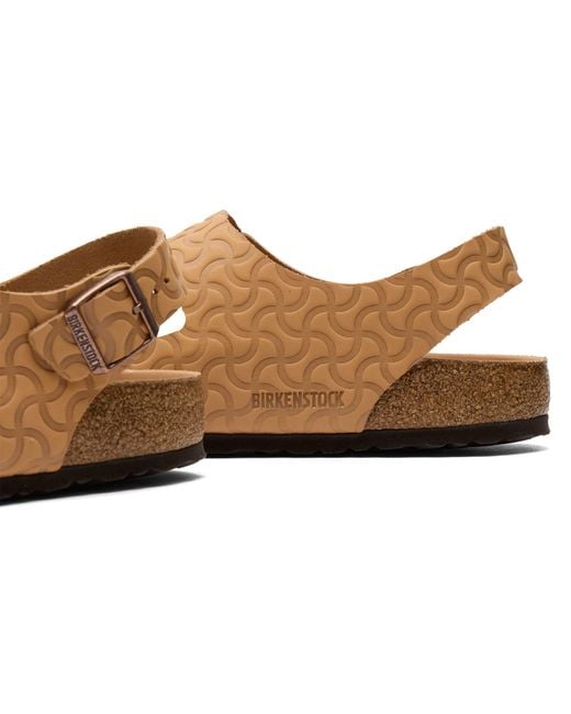 Birkenstock Brown Milano Bone Embossed for men