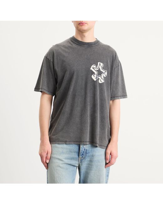 Represent Gray Initial Star T-Shirt for men