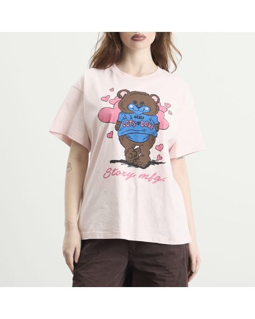 STORY mfg. Pink Grateful T-Shirt