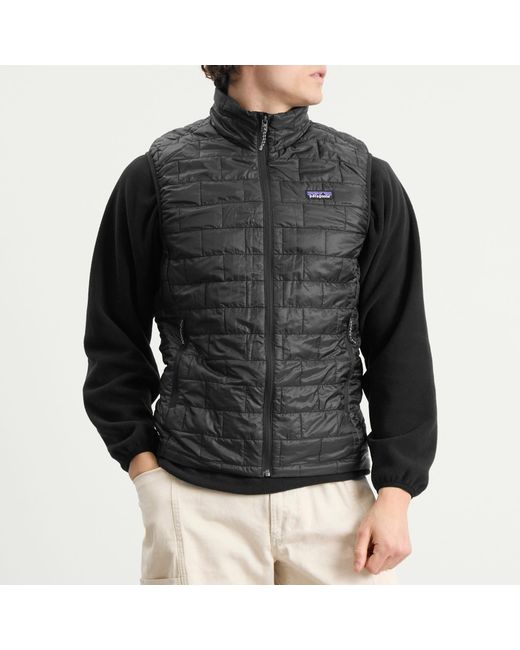 Patagonia Black Nano Puff Vest for men
