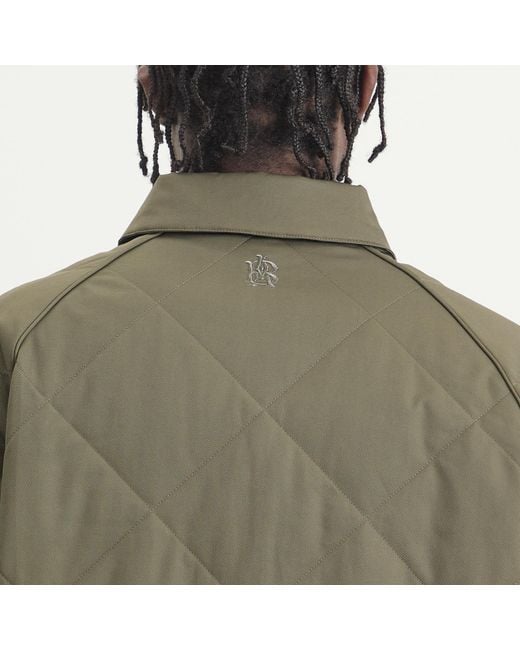 About Blank Green Liner Quilted Jacket for men