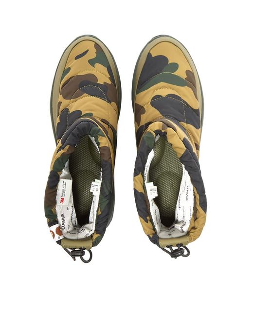 A Bathing Ape X Suicoke Bower Boot in Green for Men | Lyst Canada