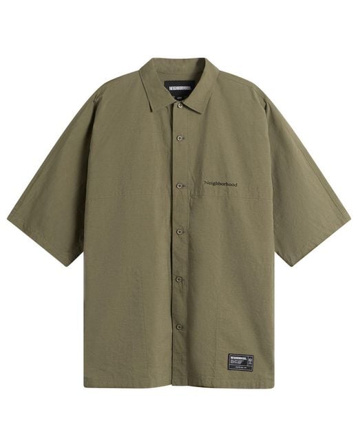 Neighborhood Green Dolman Logo Short Sleeve Shirt for men