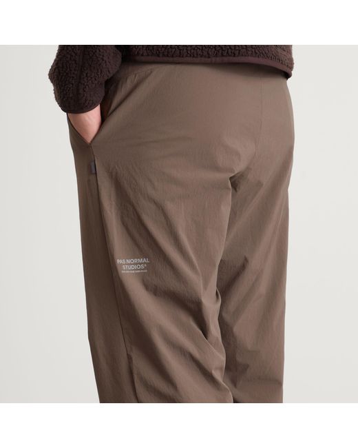 Pas Normal Studios Brown Off-Race Tech Trousers for men