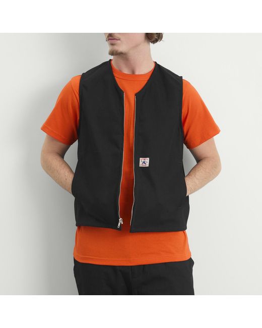 Randy's Garments Black Randy's Garments Inc. Over Vest for men