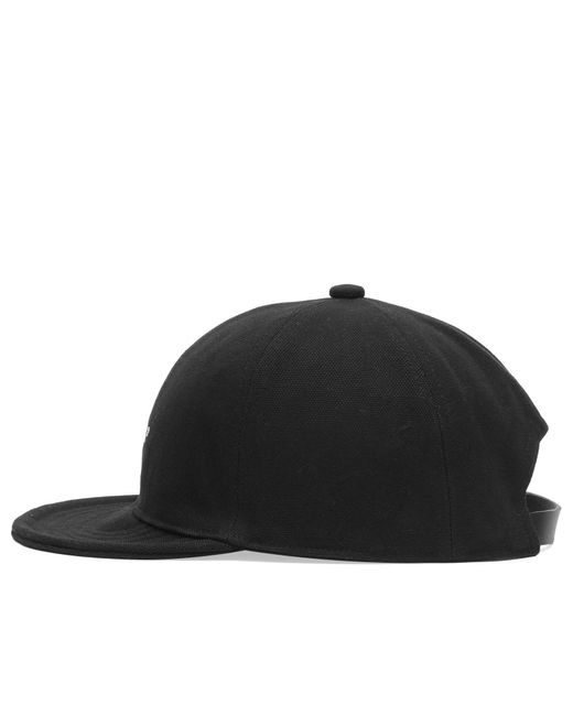 (w)taps Black A3 Embroidered Logo Cap for men