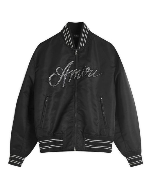 Amiri Black Bomber Jackets for men