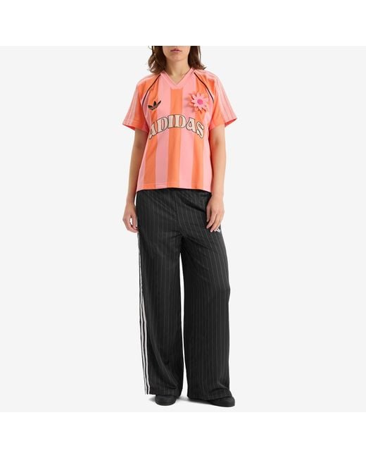 Adidas Black Satin Wide Legged Pants