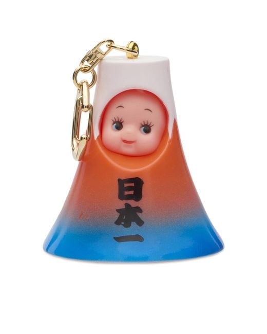 BEAMS Japan Blue Mt Fuji Kewpie Doll Key Chain