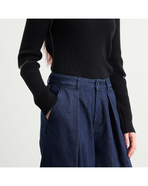 YMC Blue Deadbeat Denim Trouser