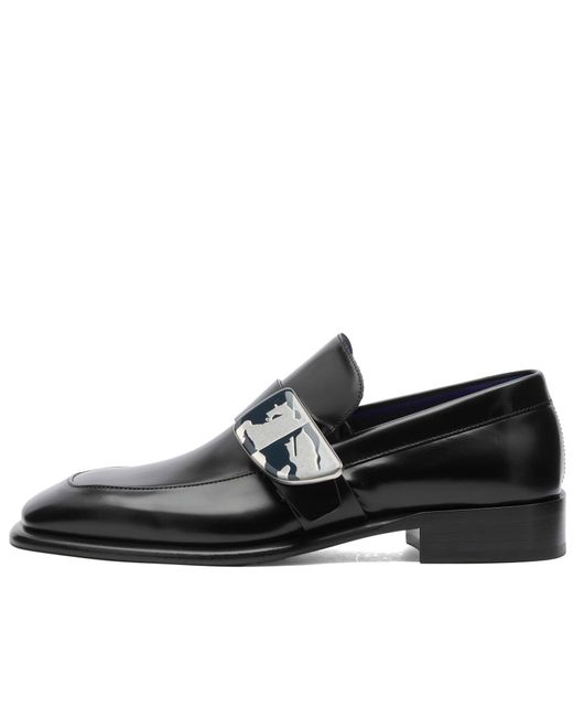 Burberry Black Shield Loafers for men
