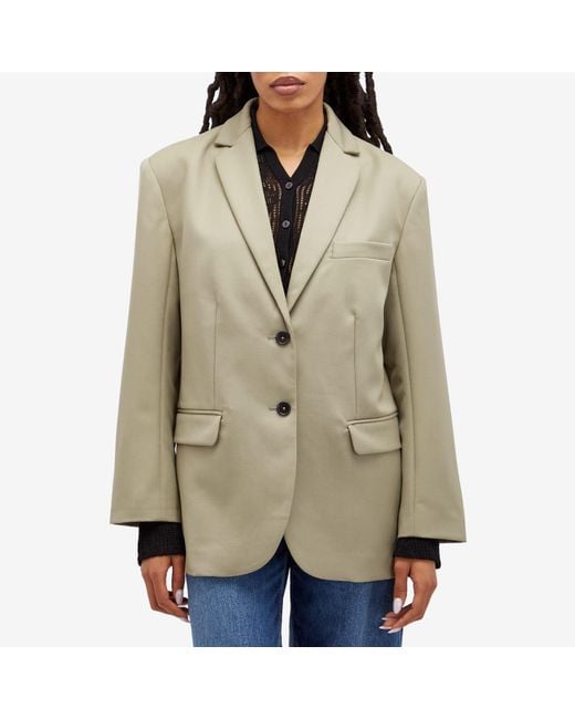 Anine bing green blazer best sale