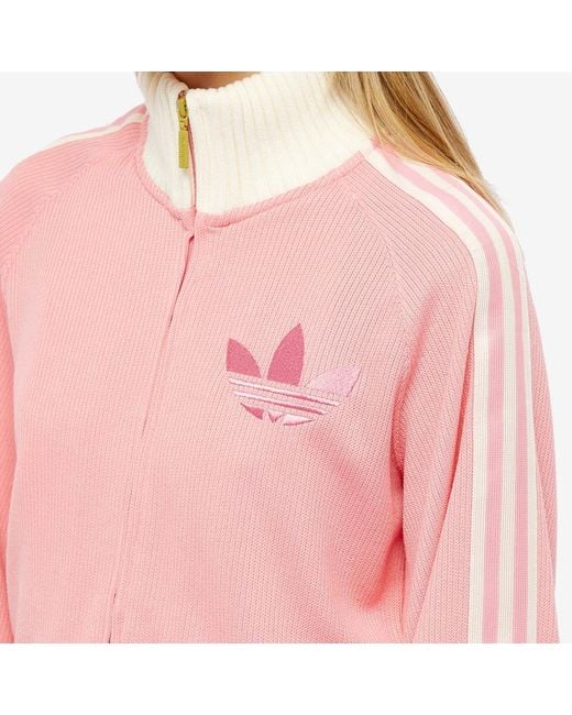 adidas Adicolor 70s Blouson Track Top in Pink | Lyst