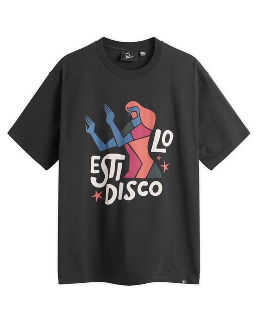 by Parra Black El Stilo Disco T-Shirt for men