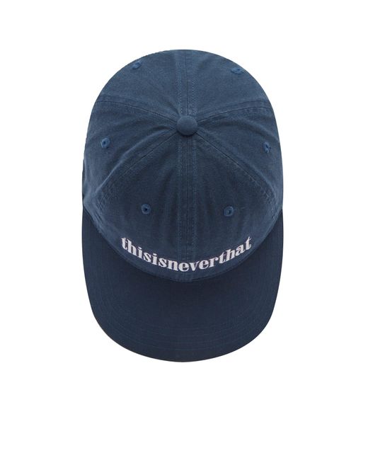 Thisisneverthat Blue Double Stitch Onyx Hat for men