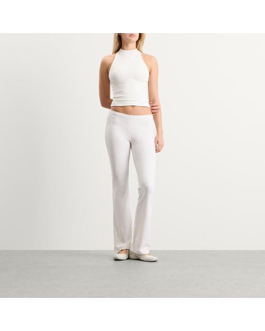 Nike White X Skims Matte Mock Neck Racer Tank