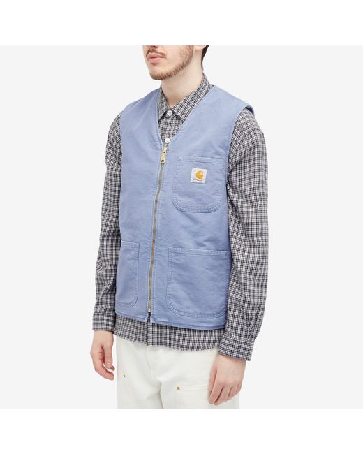 Navy blue shop carhartt vest
