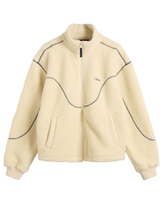 Dime Natural Polar Fleece Sherpa Zip