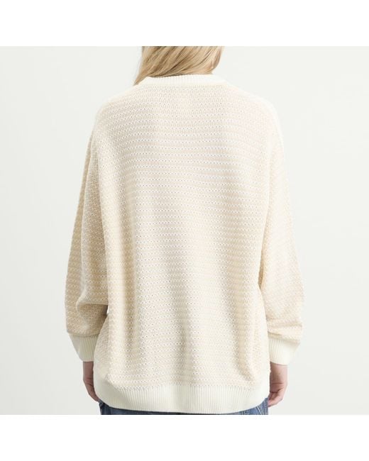 Adidas White Knit Jumper