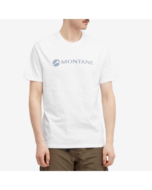 MONTANÉ White Mono Logo T-Shirt for men