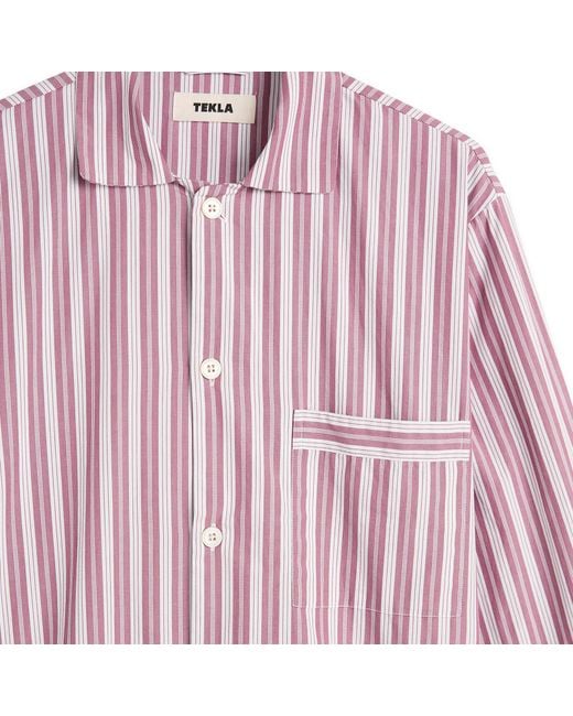 Tekla Pink Sleep Shirt