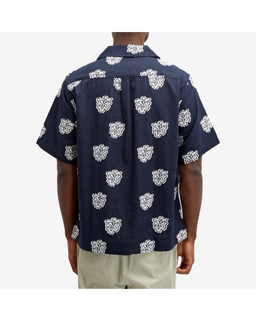 NN07 Blue Leo Vacation Shirt for men