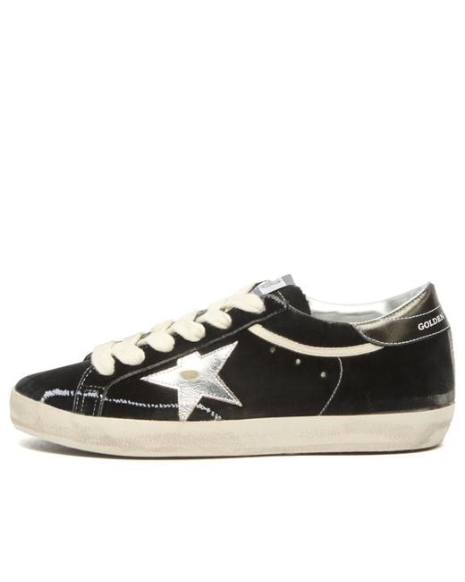 Golden Goose Deluxe Brand Black Velvet Super Star Sneaker